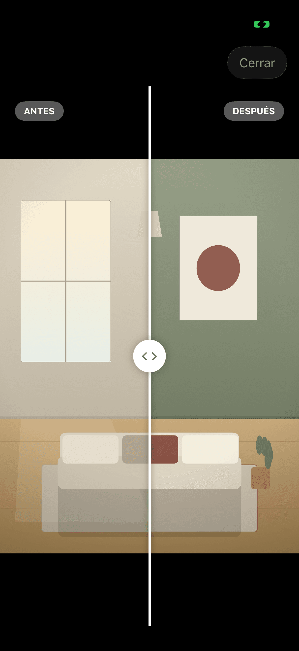 ReDiseña before and after